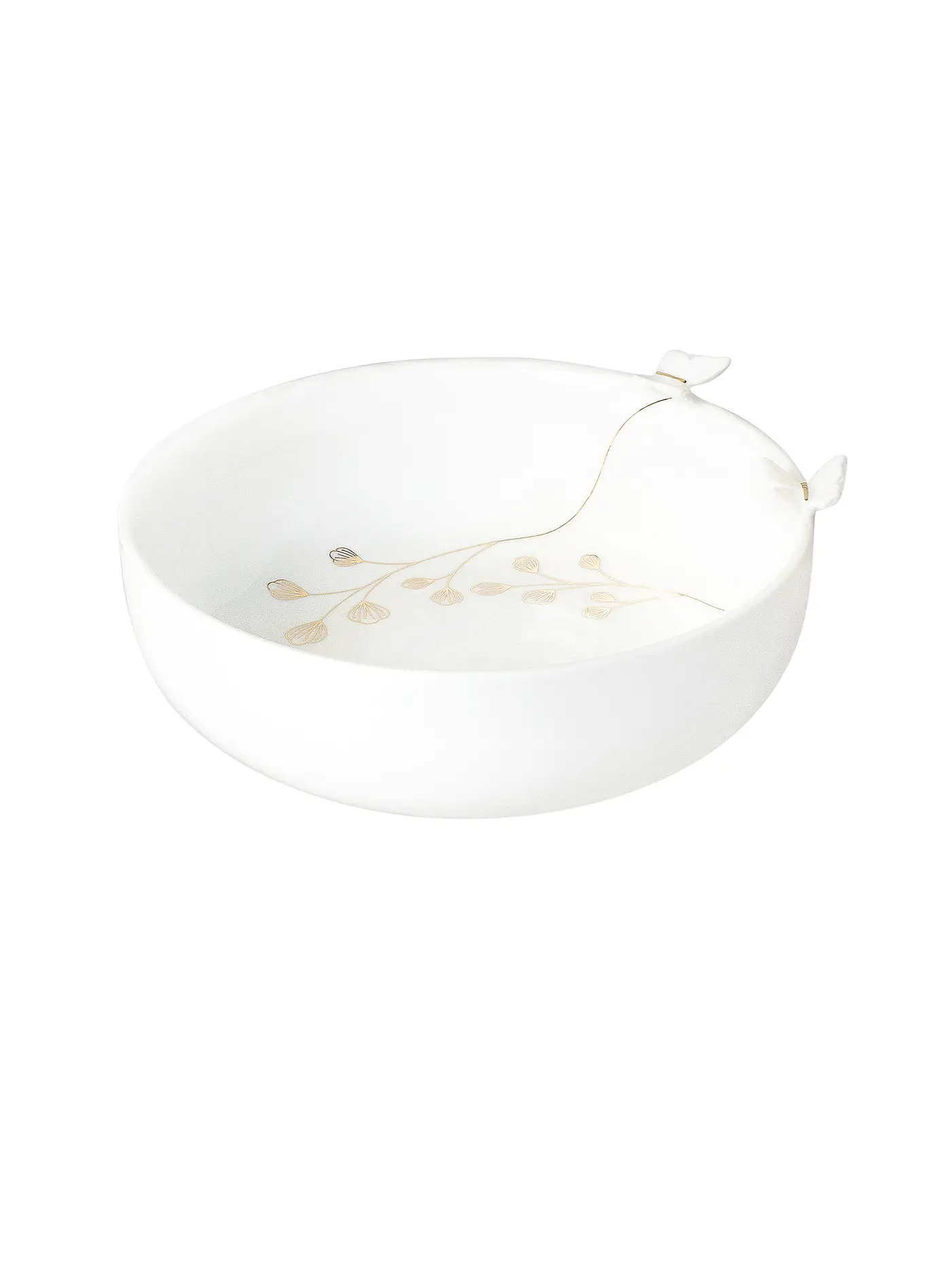 RAEDER | Schale groß SCHMETTERLING 14x4cm Weiss | 